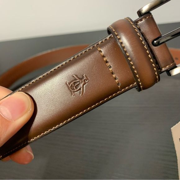 NEW Penguin bonded leather belt size 32 - Picture 5 of 5